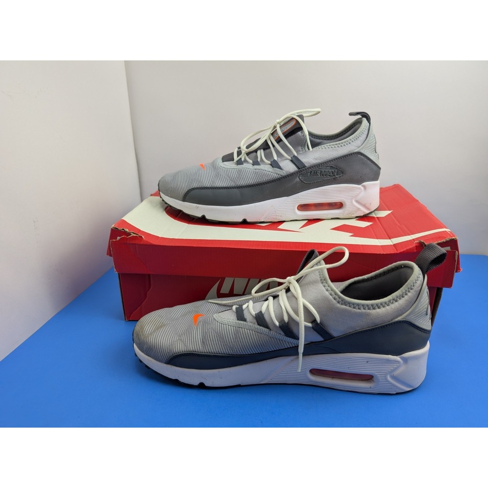 Nike Air Max 90 EZ SE Wolf Grey Sneakers AO3248-001 Mens Size 13